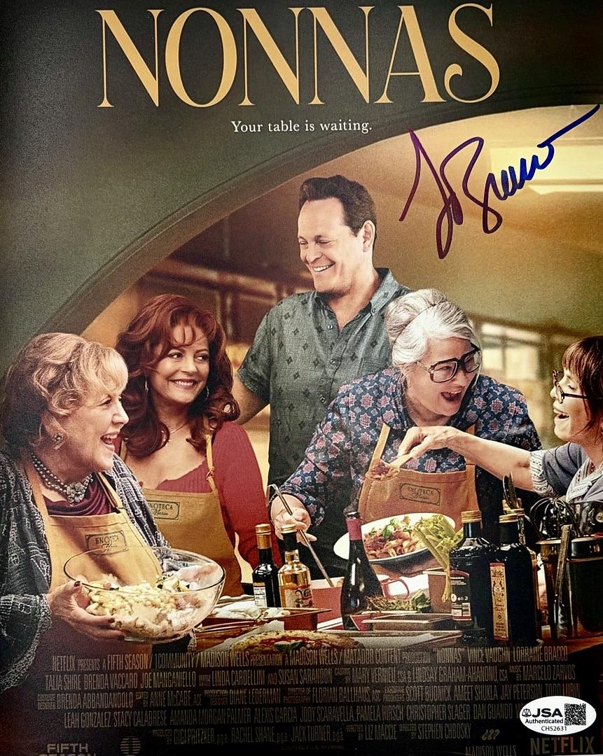Lorraine Bracco signed 8x10 (Nonna's) - JSA COA